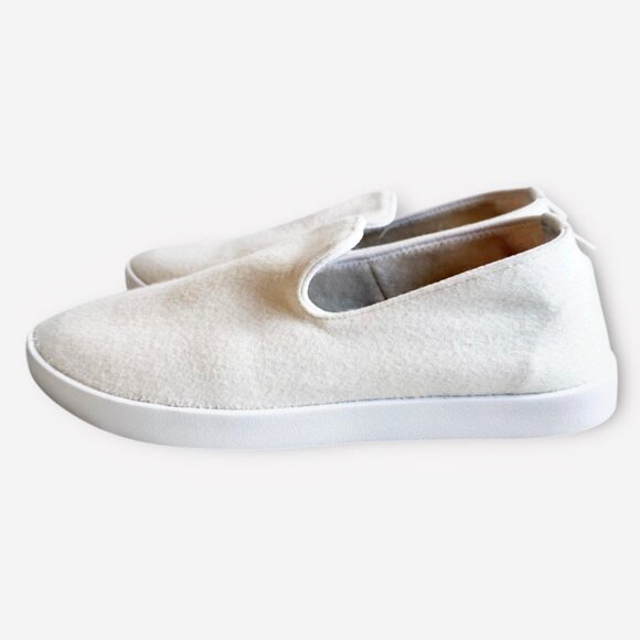 Allbirds Women's Natural White Wool Lounger Slip-On Sneakers Sz 10 - Picture 1 of 10